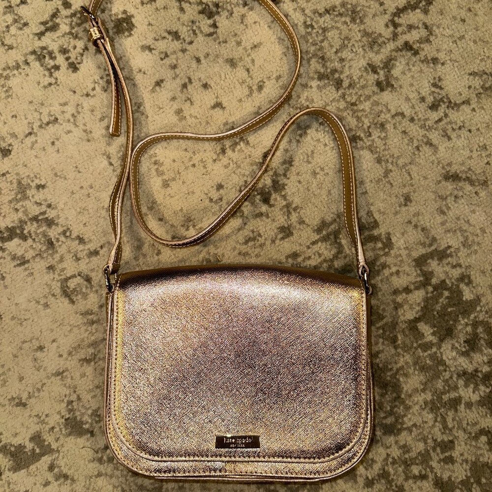 Kate Spade Rose Gold Crossbody Purse